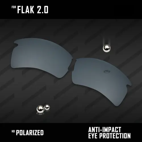 Imagen 2 del producto Reemplazos de lentes OOWLIT para gafas de sol Oakley Flak 2.0 OO9295 polarizadas-multicolores