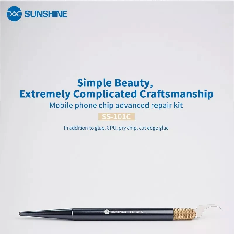 

SUNSHINE aluminum alloy handle with Scraper Sickle Blade for A8 A9 A10 CPU WIFI hard disk IC layering and integrated disassembly