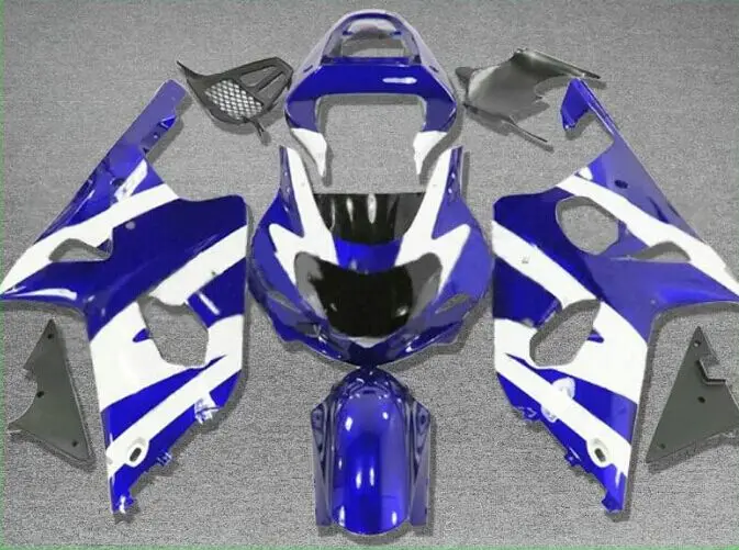 GSX-R1000 00 01 02 GSXR1000 00-02 Blue white GSXR 1000 GSX R1000 2000 2001 2002 Fairing New blue for Suzuki-Hey