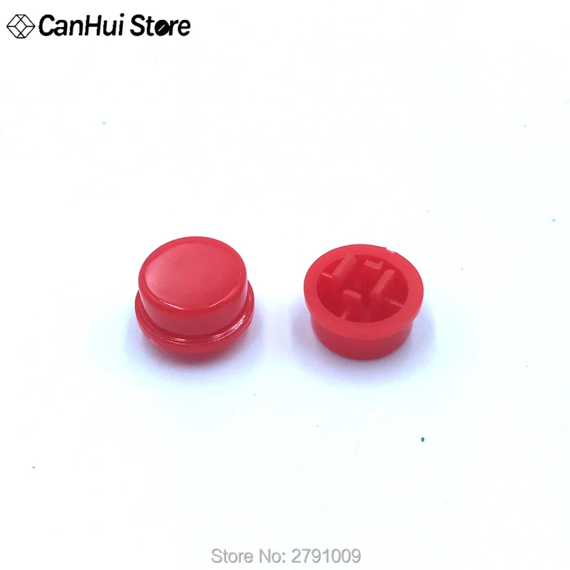 20PCS/LOT Round Tactile Button Caps For 12*12*7.3 mm Tact Switches 5 Colors Switch Cap 12x12x7.3 mm A24 Switch Button Cap