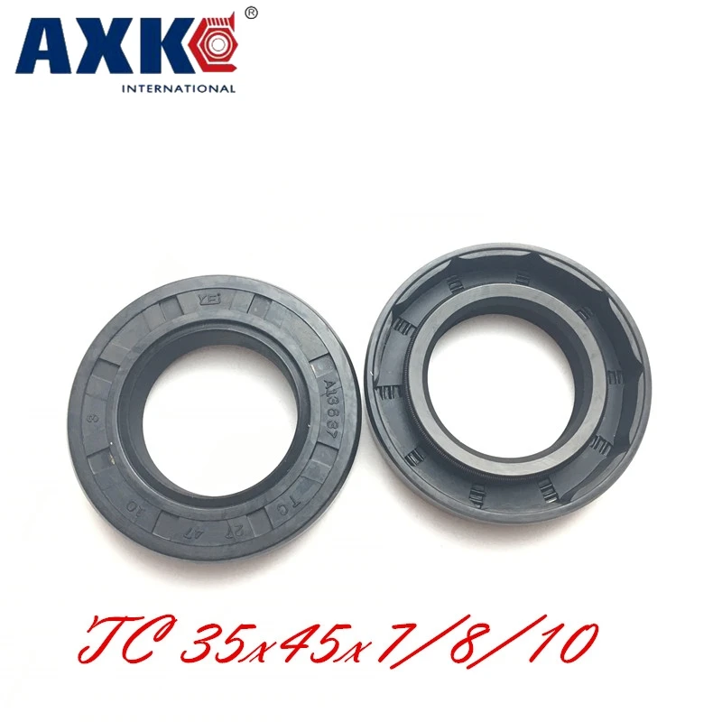 

10PCS Nitrile Rubber Skeleton Oil Seals 35x42x8 35x45x7/8/10 35x50x7/8/10 35x52x8x10mm TC Tape Radial Shaft NBR Gaskets Sealings