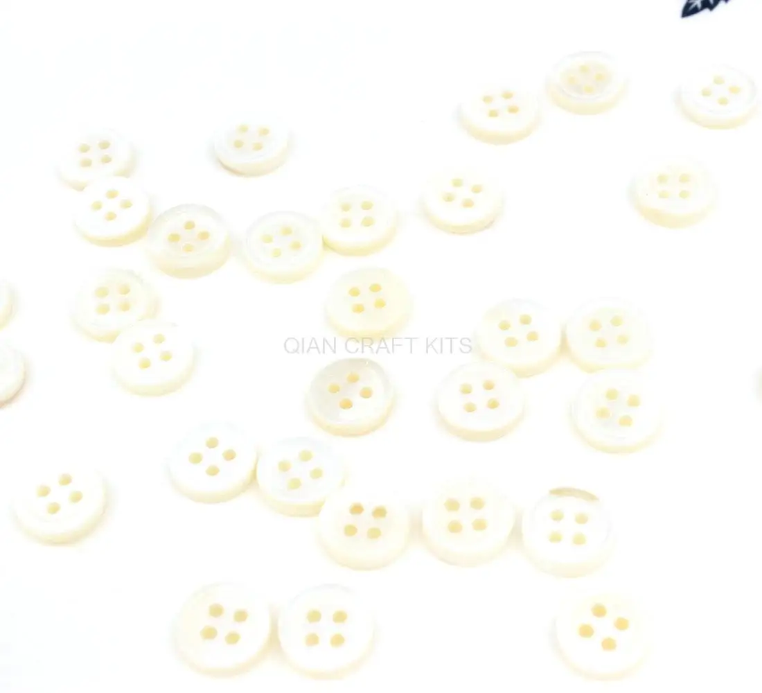 500pcs Bulk Lot brand new vintage style Small Mother of Pearl Buttons 3/8