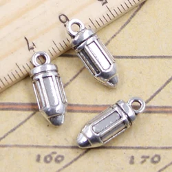 10pcs Charms Pencil 18x7x6mm Antique Bronze Silver Color Pendants Making DIY Handmade Jewelry Factory Wholesale