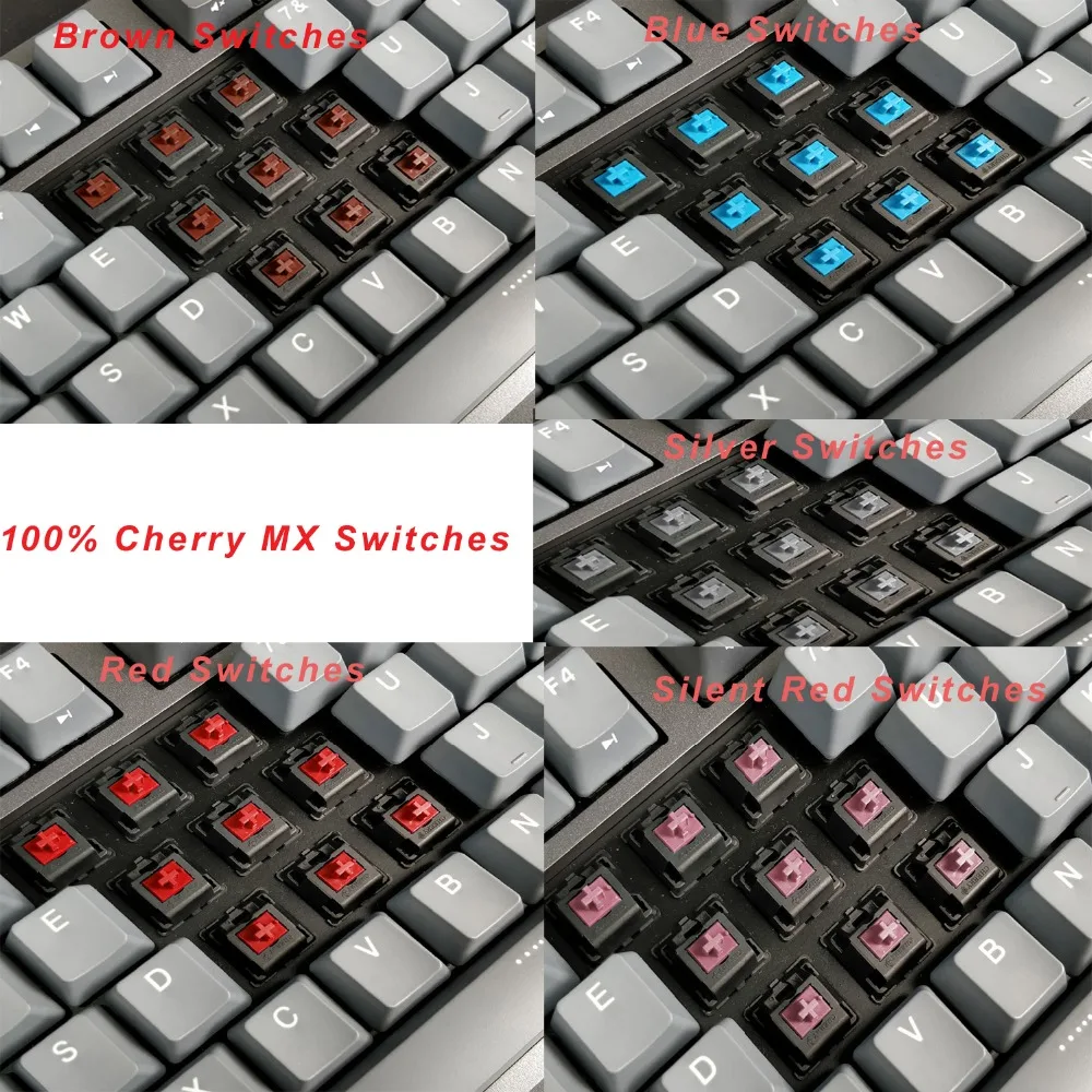 DURGOD Mechanical Keyboard Cherry MX Switch N-key Rollover 87 Keys (PBT) Type C Interface for Gamer/Typist/Office(QWERTY-Layout)