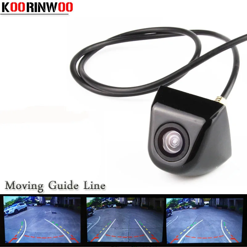 

Koorinwoo Dynamic trajectory Moving Guide Line HD CCD Car Parking camera Car Rear view Camera Wide Angle Reversing Assistance