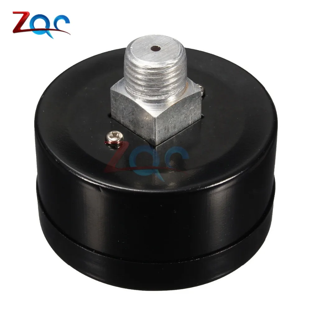 13mm 1/4 BSP Thread 0-180 PSI 0-12 Bar Air Pressure Gauge For Air Compressor Iron New Arrival Diameter about 52mm