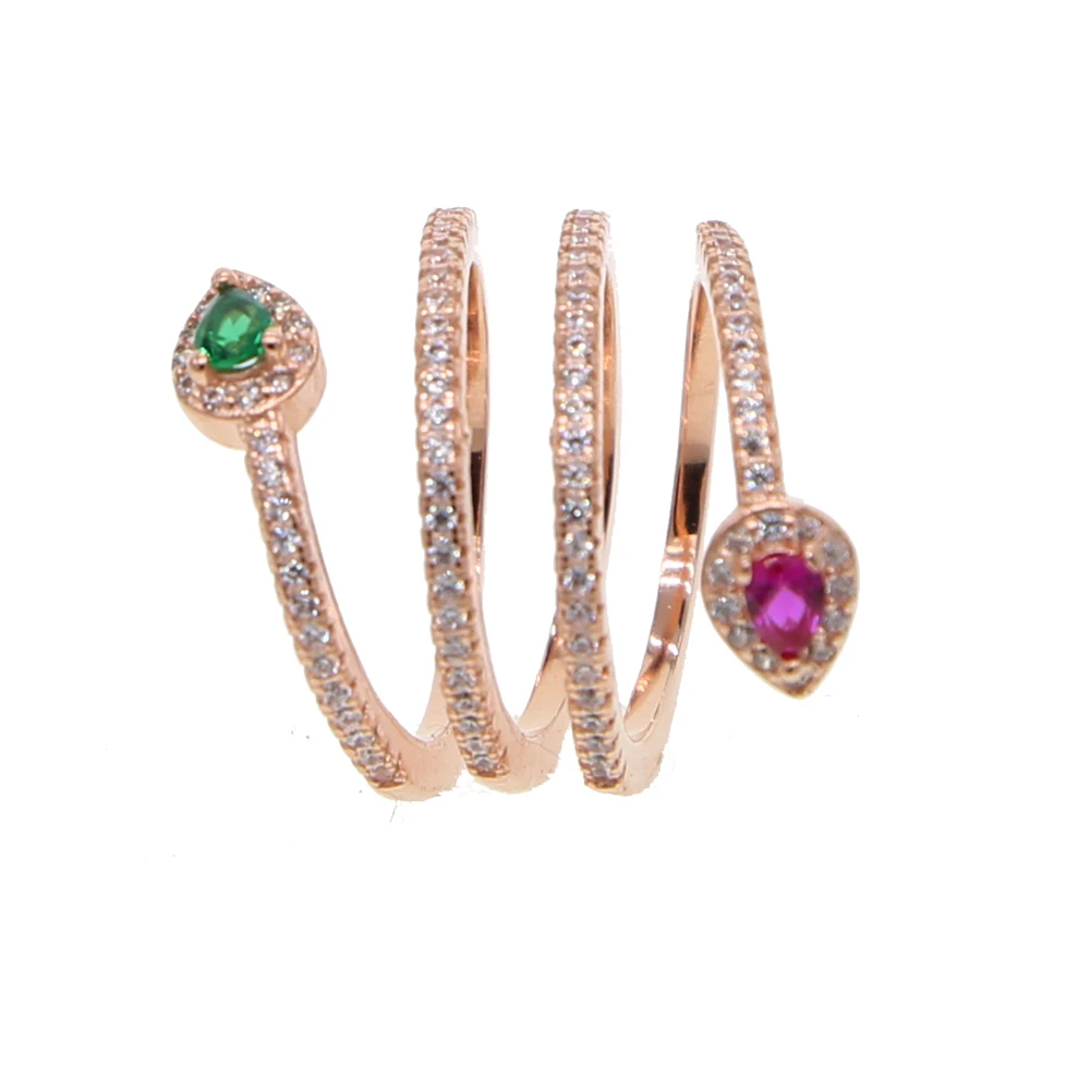 2019 Hot Sale Top Fashion micro pave Setting Party Classic Jewelry Anillos Stunning Multi Row full finger Rings For Women