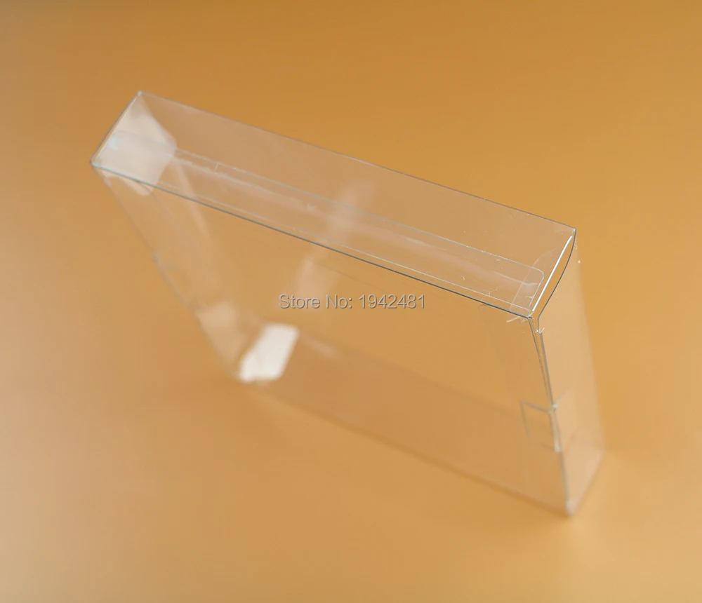 100 pçs claro transparente para gameboy advanve cor cartucho de jogo caixa protetor caso cib jogos plástico pet para gba gbc