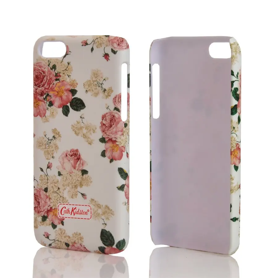 Luminous Small Floral Prints Back Cover Case for iPhone 5C Indie Pop Style for Girls Lady with Free Gift Screen Protector