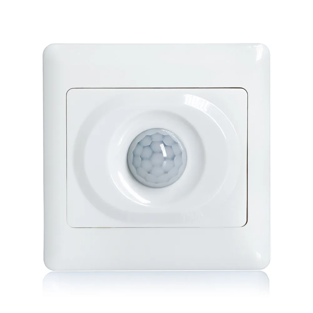 110V 250V AC time delay adjustable ambient light adjustable wall mount PIR motion sensor light switch  017 high quality