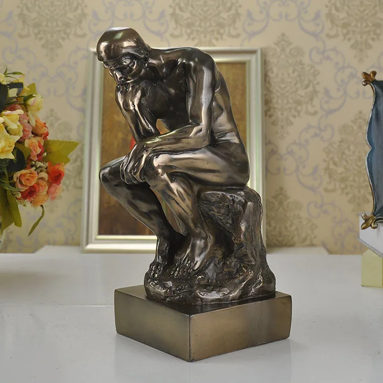 C thinker thinker bronze ornaments crafts home decorations of high-end furnishings bedroom study