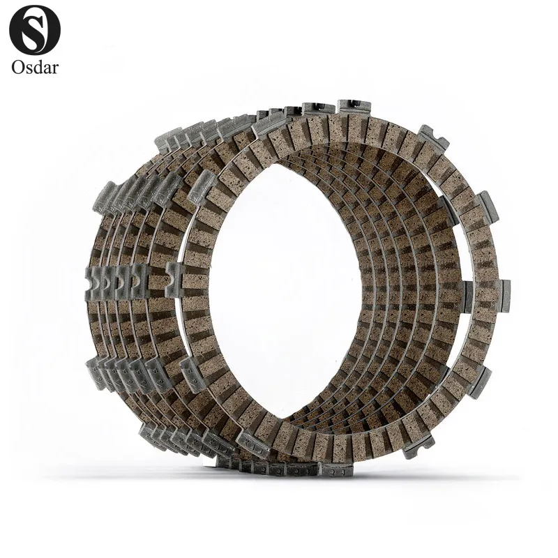 Motorcycle Clutch Friction Plates For SUZUKI ATV LT300E 87-89 LT-Z250 09 LT-F250 03 LT250EF 85-86 LT-4WD 87-98 LT-F250 88-01