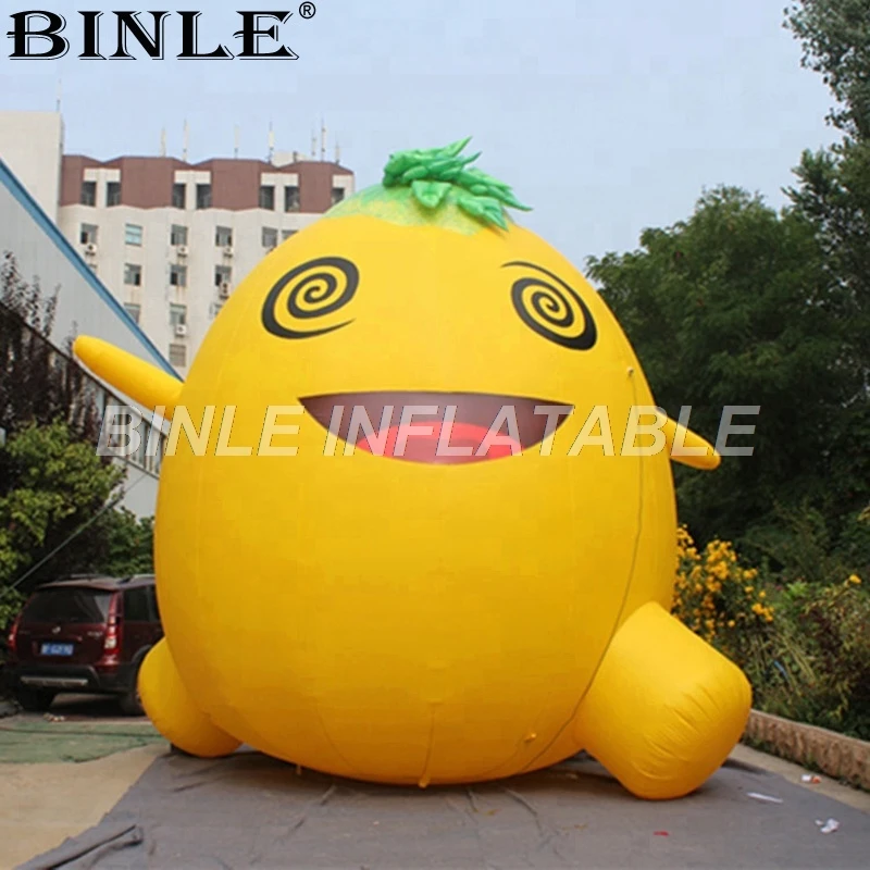 

Hot sale advertising 5m airblowing giant inflatable mango inflatable fruits inflatable vegetables cartoon for promotion