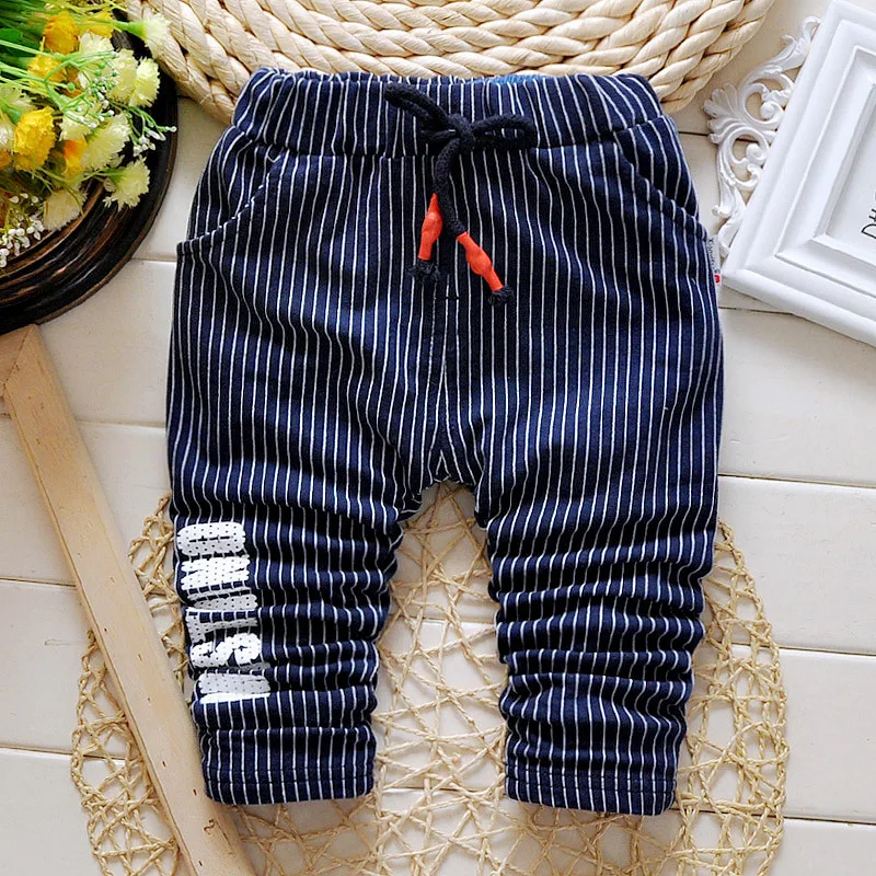 Spring 2020 new baby pants Fashion striped pants 0-2 year image 2