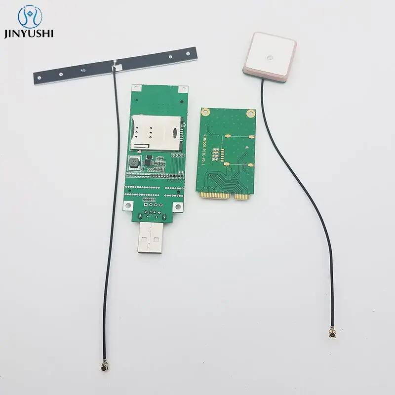 SIMCOM SIM7000C MINI PCIE + MINI PICE to USB Adapter(with Sim card slot)+4G Antenna+GPS Passive Antenna NBIoT & LTE CATM1 EMTC