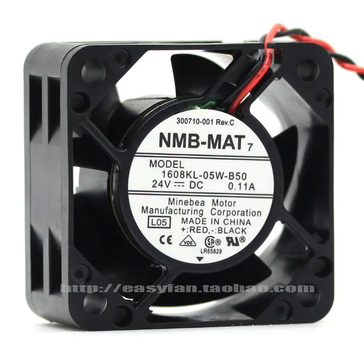 NEW NMB-MAT Minebea 1608KL-05W-B50 4020 24V 0.11A Frequency converter cooling fan