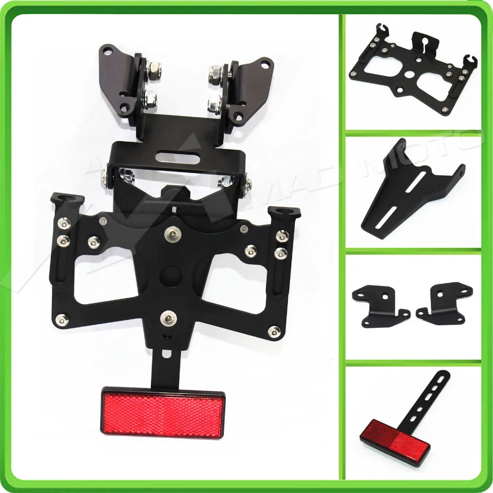 

For Kawasaki Z300 Ninja 300 2014-2015 Motorcycle Accessories Adjustable Fender Plate Bracket License Plate Holder