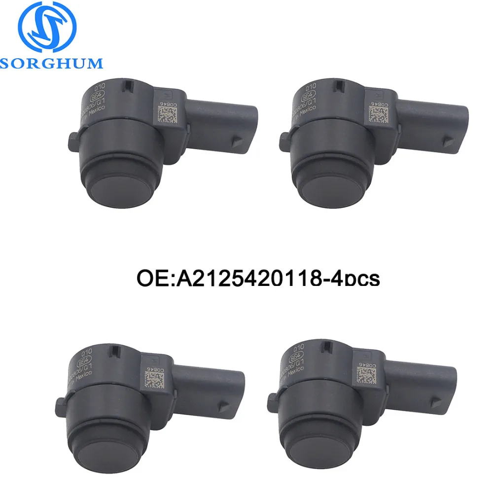 

4pcs A2125420118 2125420118 Parking Sensor PDC For Mercedes W169 W245 W204 W212 W221 C207 A207 CLS Class C250 C350 E300 E350