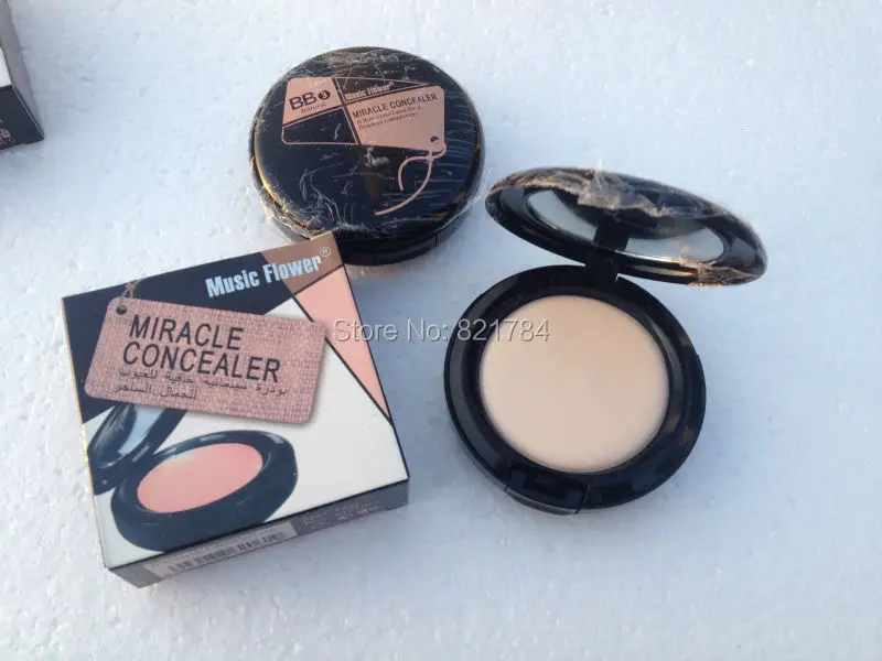 Brand music flower Profession classic makeup 3colors miracle concealer 14g