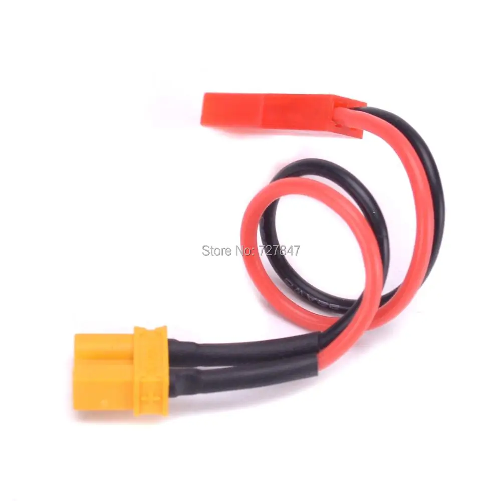 Amass XT30U XT30 Male / Female Plug Connector to JST Silicon Wire 22AWG cable for RC Hobby Battery FPV RC Model Multicopter