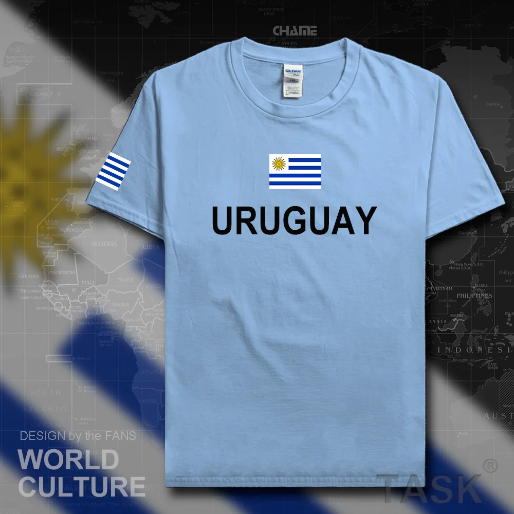 Uruguay Uruguayan men t shirt fashion 2017 jerseys nation team tshirt 100% cotton t-shirt gyms clothing tee country sporting URY