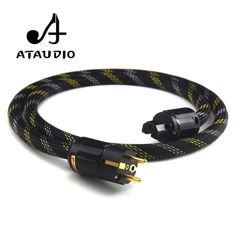 

ATAUDIO Hifi EUR Power Cable 4N OFC Pure Copper Power Cable With European Connection