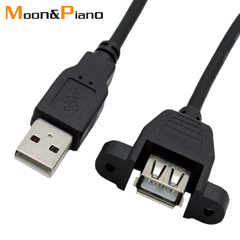 USB 2.0 Extension Cord With Ear usb extension Cable Male to Female Wire Extend Can Be Fixed For PC Laptop USB cable Extender