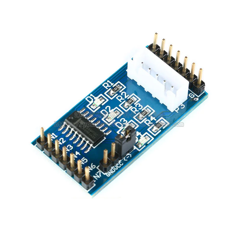 ULN2003 ห้าสายสี่เฟส stepper motor โมดูล 51 ไมโครคอนโทรลเลอร์/AVR