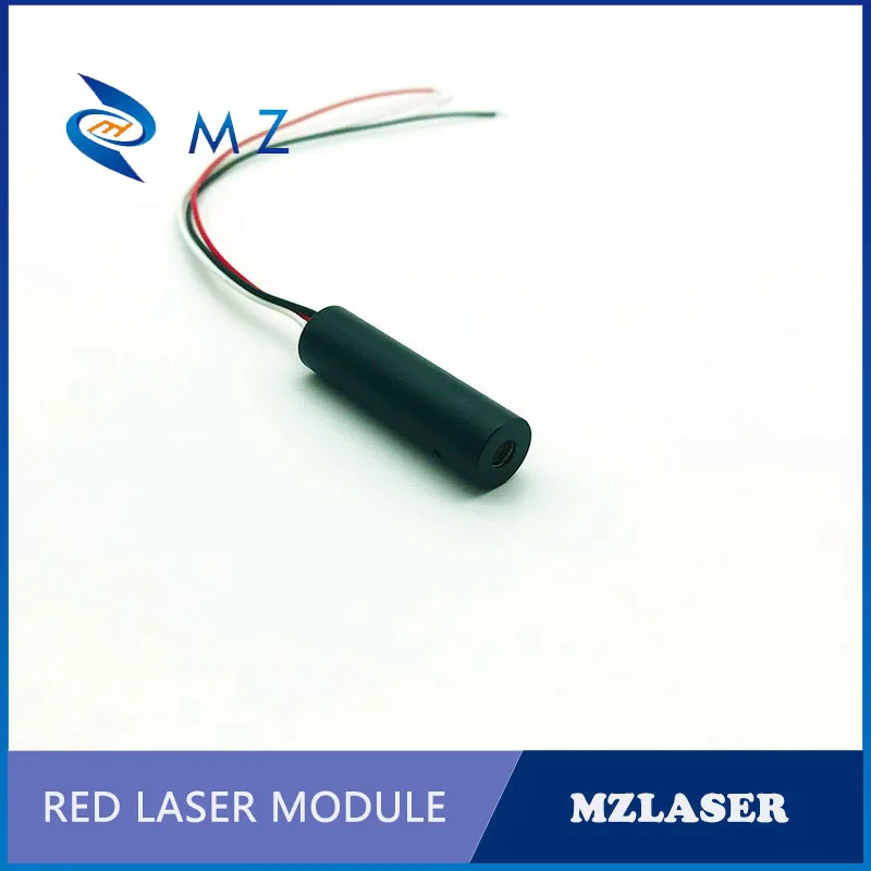 Módulo láser de punto rojo de control PMW de grado industrial 8MM 635NM 15MW/20MW/25MW con unidad APC para aplicaciones de precisión