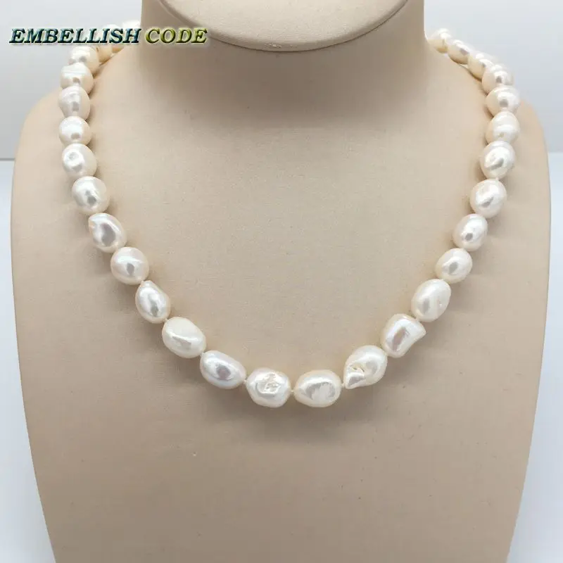 selling well wonderful baroque Irregular natural cultured white pearls choker necklace bracelet set for girl women fine jewelry