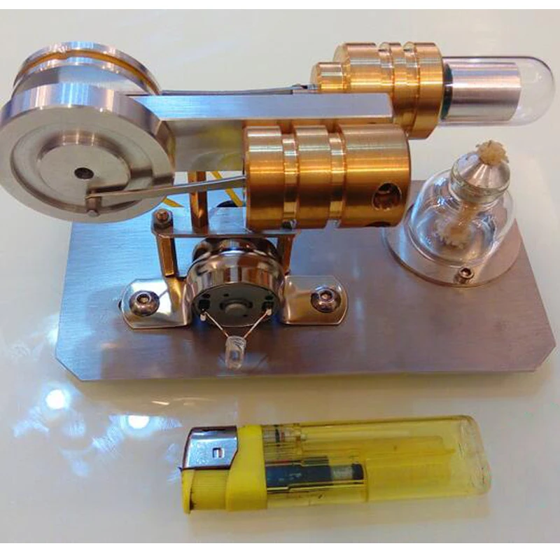 

Stirling engine, model engine, external combustion micro generator, steam engine