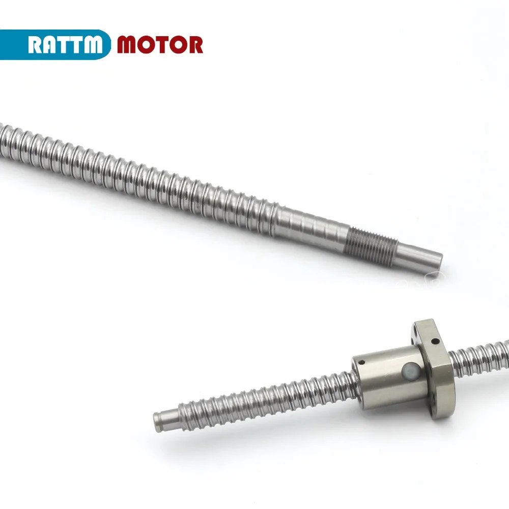 1PcสกรูSFU1605 L500mm/800มม./1050มม.ปลายกลึง & BK/BF12สนับสนุน & Nut Ballscrewชุดชิ้นส่วนCNC