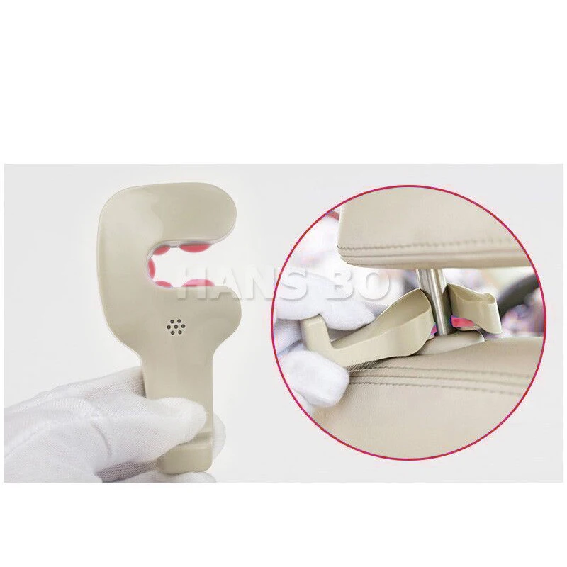 2PCS Car Fastener&Clip Interior Accessories Bags Auto Portable Seat Hook Hanger Purse Bag Holder Organizer Holder Car Styling