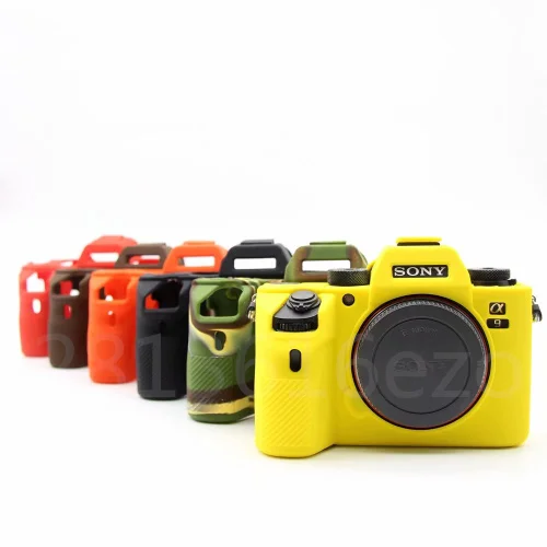 

Soft Silicone Rubber Camera Protective Body Case Cover For Sony A7 III A7RIII A7III A7M3 A7R3 / A9 Camera Bag