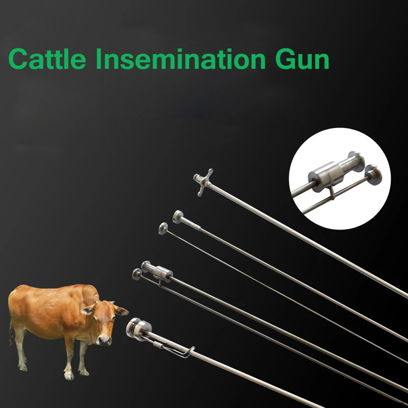 Artificial Insemination Gun For Cattle Cow Dairy Universal Clip Type Farm Equipment Semen 0.25ml 0.5ml A.I.Veterinary Instrument