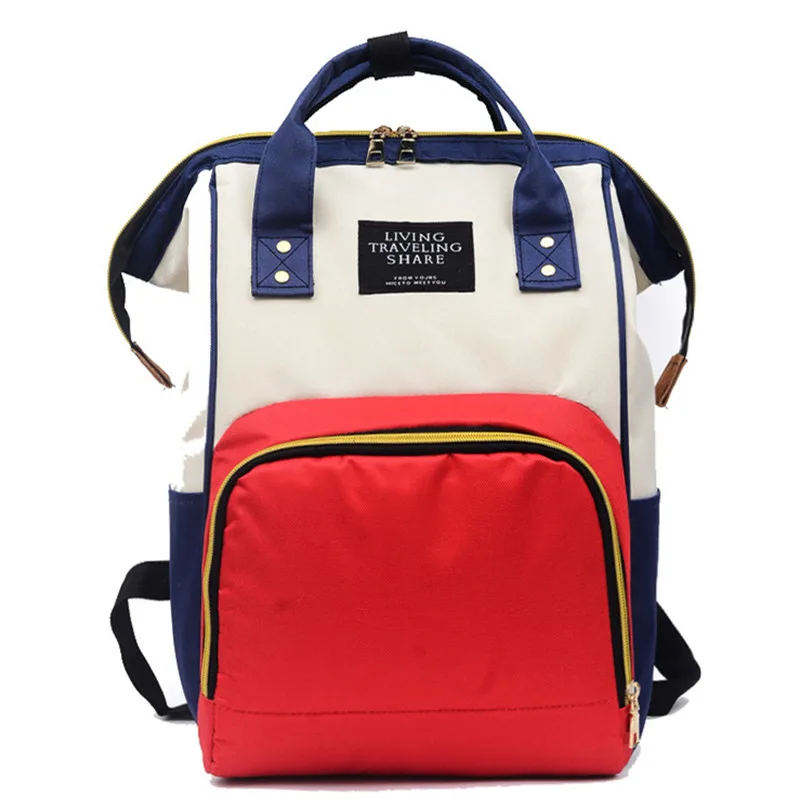 Mochila de grande capacidade para mamãe, maternidade fralda, viagem do bebê, organizador do lazer, sacos de enfermagem, cuidados maternos, mochilas