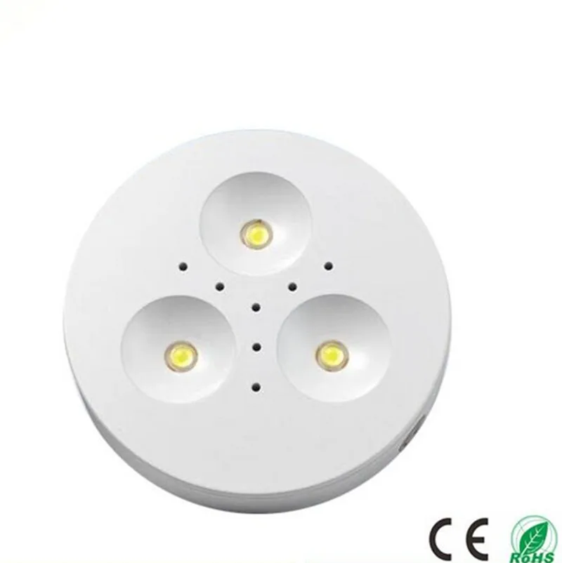 Wholesale 12pcs/lot 9W 3x3W 12W 4x3W LED Puck Light Kitchen Showroom Cabinet Bulbs Downlight Surface Mounted AC110V/220V DC12V