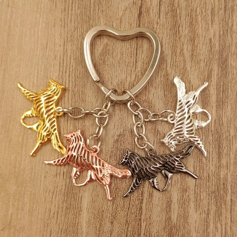 Belgian Groenendael  Dog Animal Keychain K188