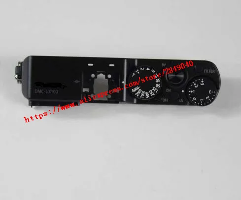 camera parts Repair Parts For Panasonic Lumix DMC-LX100 Top Case Cover Button Dial Unit Black