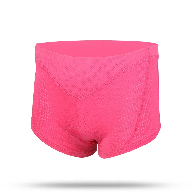 Xincity short de ciclismo feminino com almofada em gel 3d, roupa íntima para bicicleta, cuecas com almofada em gel