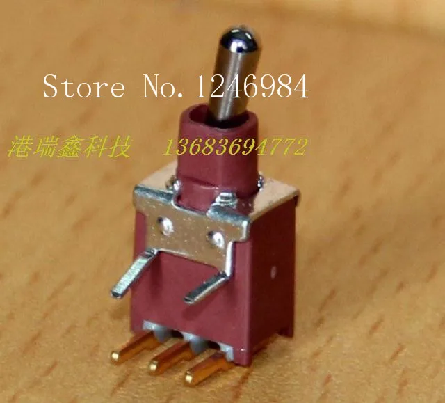 [SA]Taiwan Dailywell toggle toggle switch stalls single small waterproof reset switch Q22 ES-6B--50pcs/lot