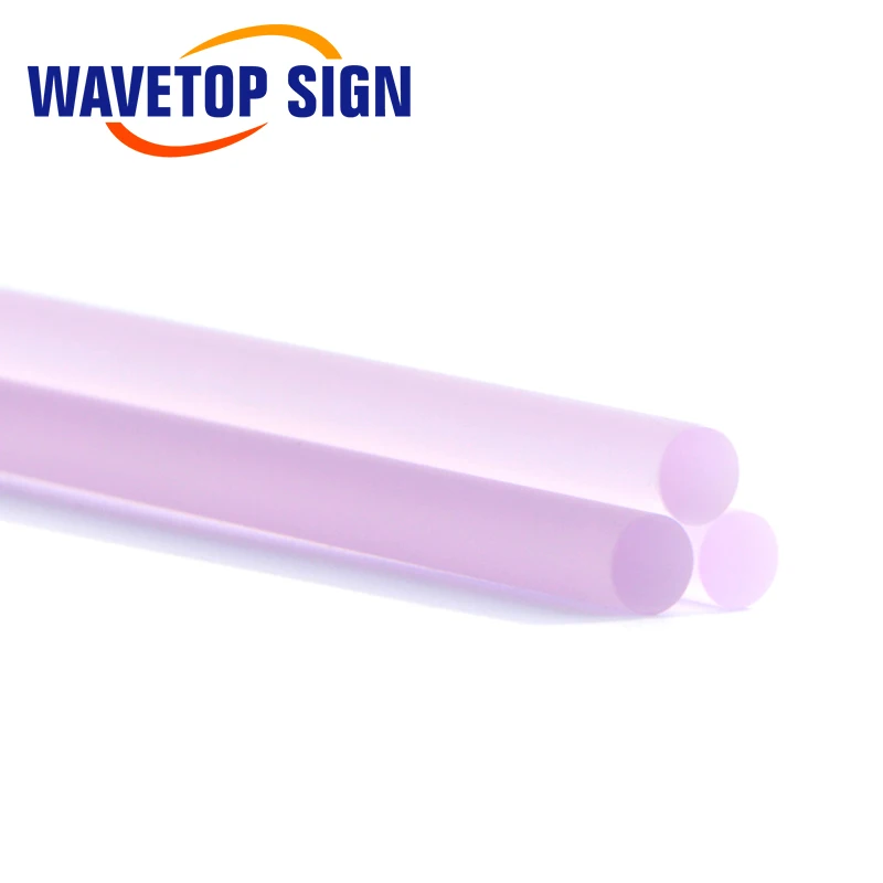 WaveTopSign High Quality YAG Laser Crystal Rod Size Diameter 6.35mm for YAG Laser Welding Machine Customizable