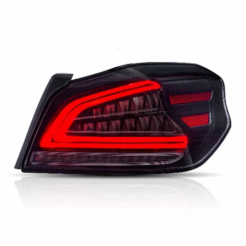 Car Styling for Car Tail light for WRX LED Taillight 2013-UP for WRX FULL LED Tail lamp turn signal with sequential indicator