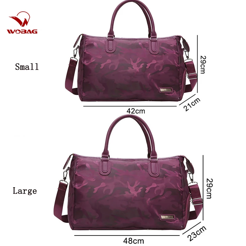 Wobag 2020 Fashion Short-distance Travel Bag Oxford Waterproof Large Capacity Men Women Duffle Bag Camouflage Hand Luggage Bag