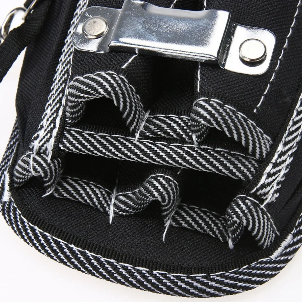 ESPLB 9 in 1 Waist Tool Bag Case Pocket Belt Pouch Screwdriver Drill Electrician Ket Holder 600D Fabric Tool Bag Case