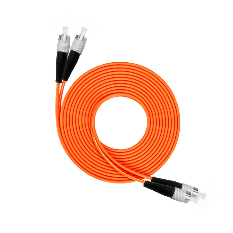 FC to FC Multimode fiber patch cord  FC/FC Fiber Patch Cable UPC Polish MM Optical Fiber jumper Duplex OM2 OFNP 3m 5m 10m 15m