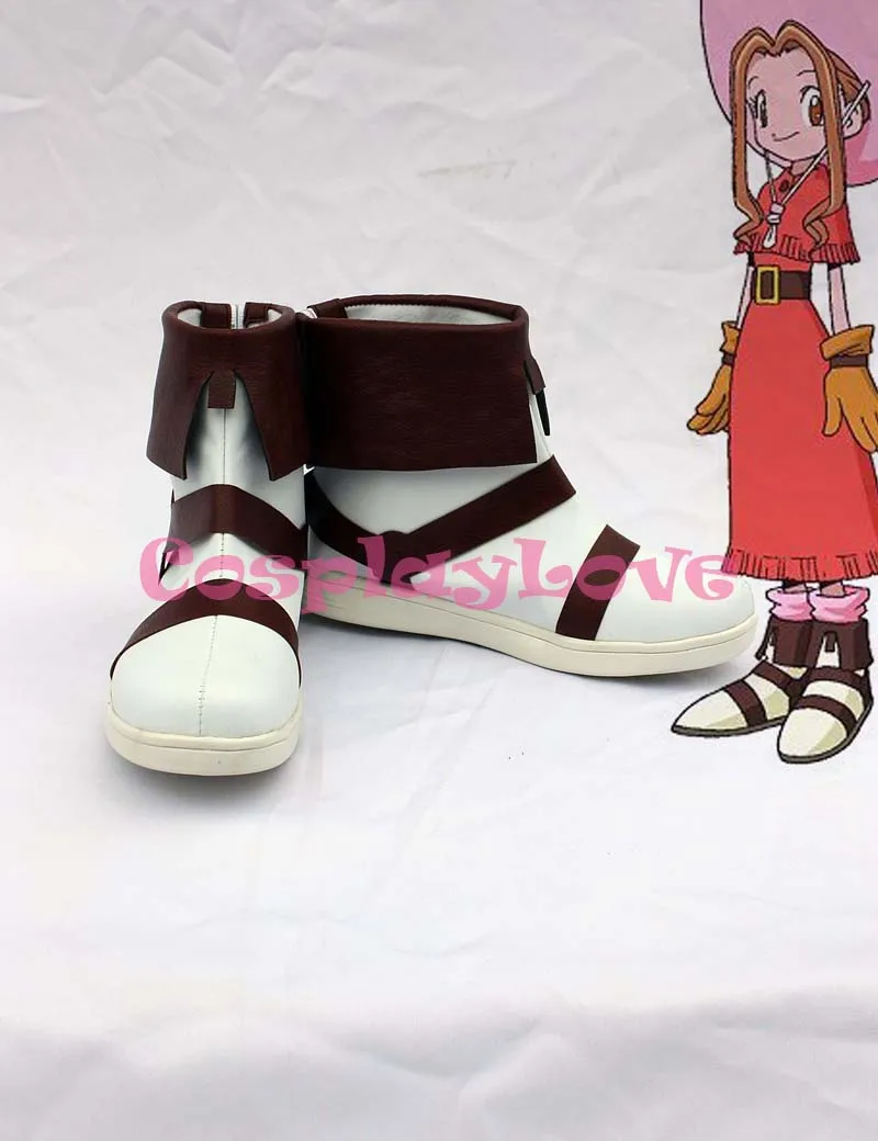 Digimon Adventure MIMI Cosplay scarpe stivali su misura per Halloween Christmas Festival CosplayLove