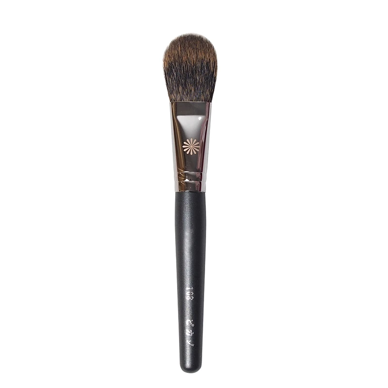 High-end Blusher Brush #108 Soft Dense Squirrel Hair Highlighter Shadow Contouring Sculpting Makeup Brush Korean Beauty