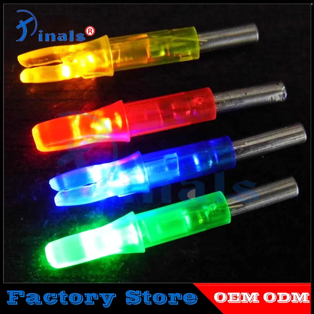 

12 шт. светодиодная подсветка для ID 6,2 мм наружный диаметр 7,6 мм из углеродного стекловолокна, составной лук, арбалет, охотничья стрельба, аксессуары для стрельбы из лука