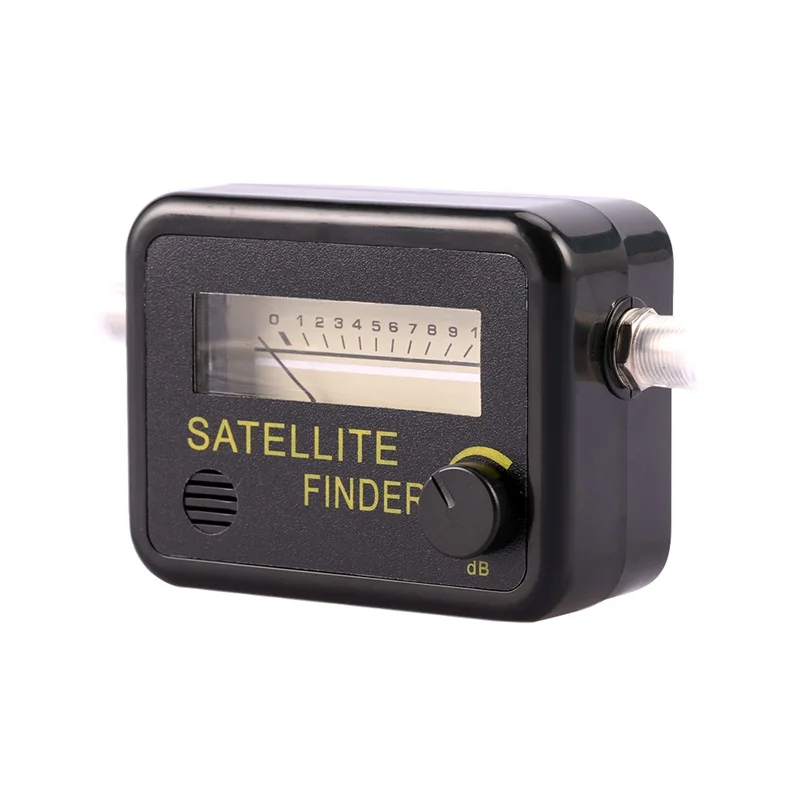 Satellite Finder ค้นหาการจัดตำแหน่งเมตรสัญญาณ Receptor สำหรับ SAT Dish TV สัญญาณเครื่องขยายเสียง Satfinder